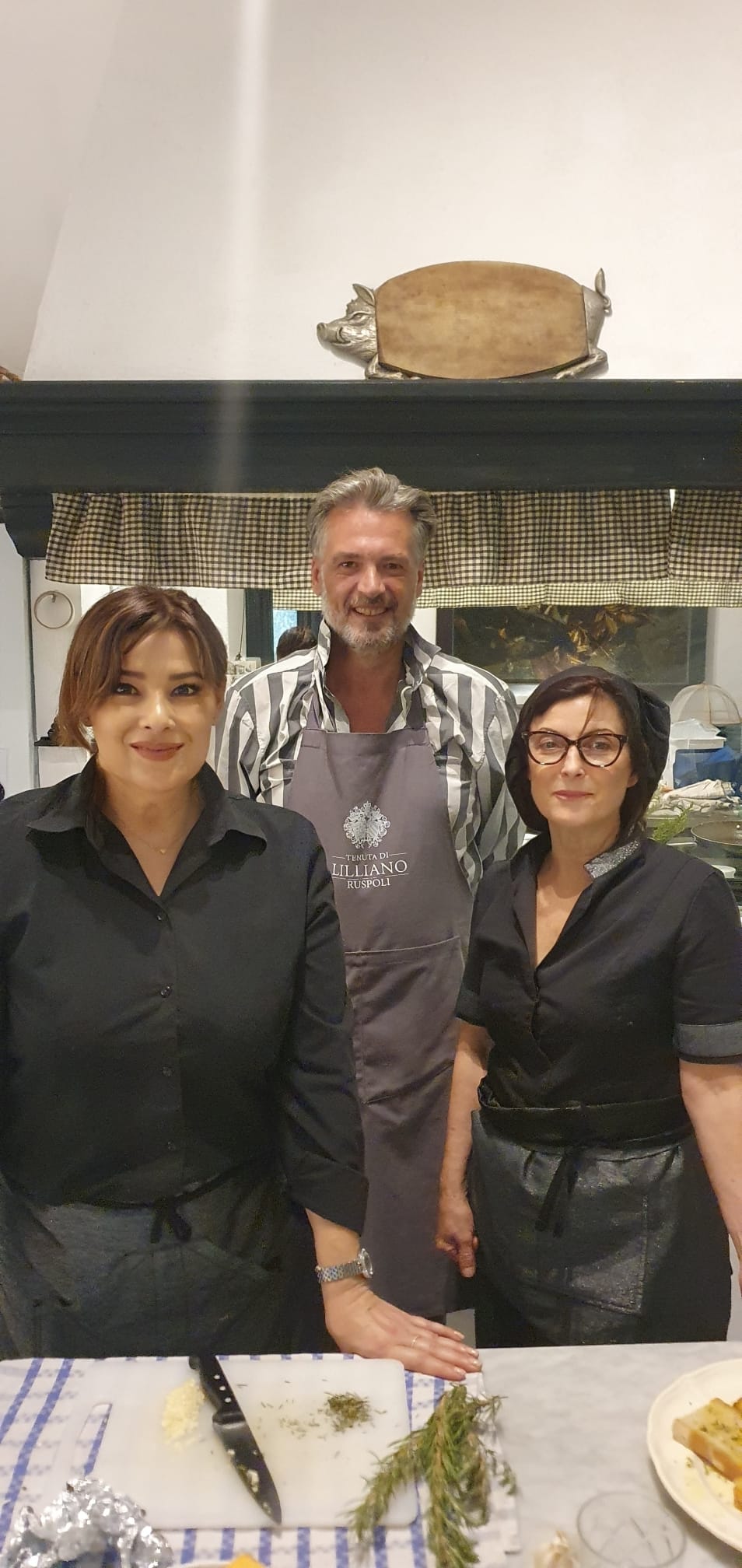 Chef in Tuscany team portrait