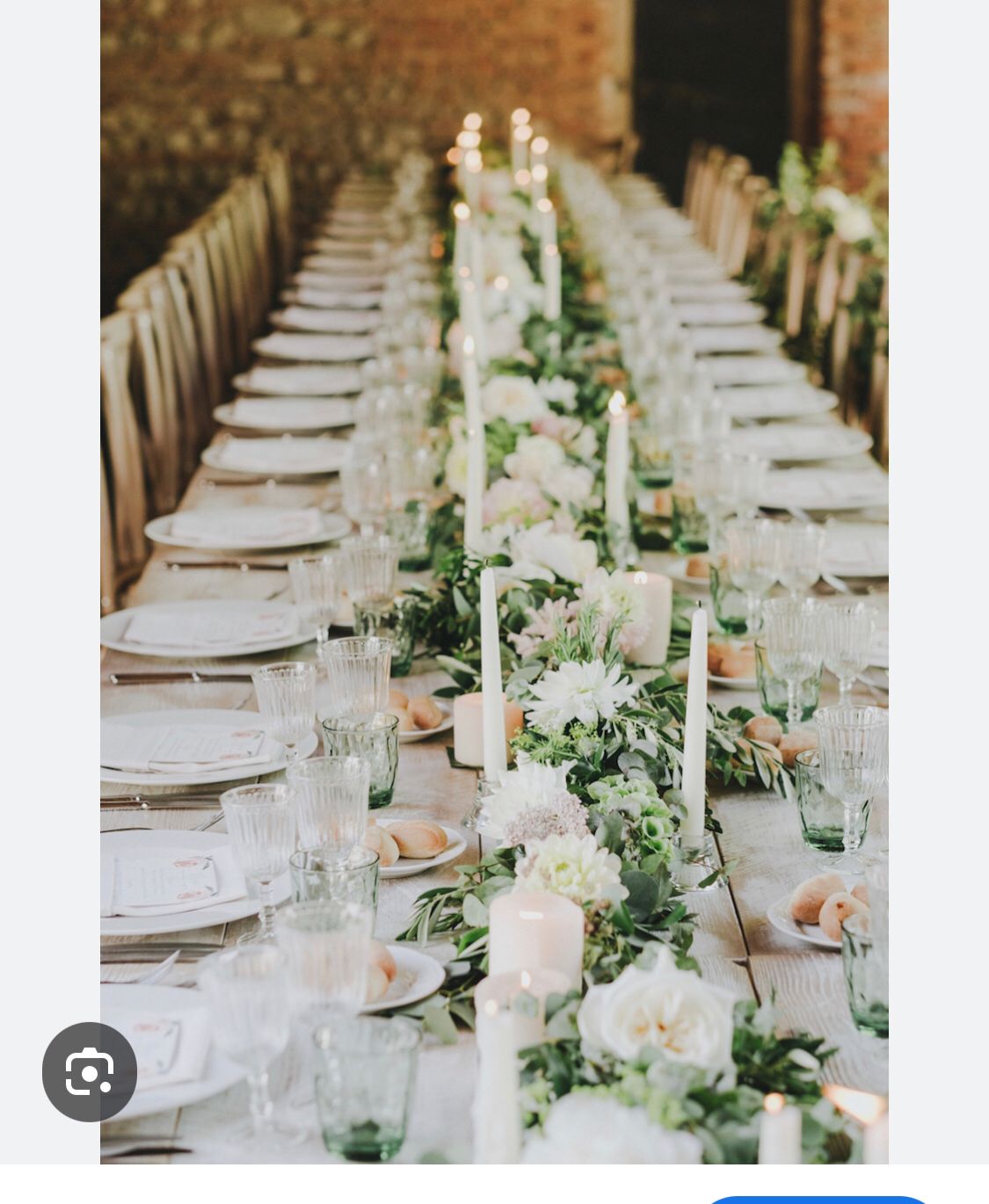 Elegant private dinner table in Tuscany
